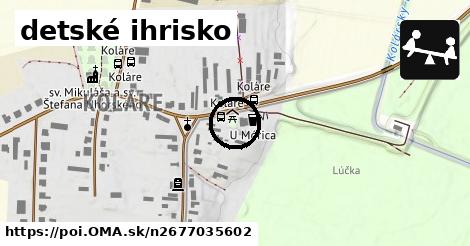 detské ihrisko