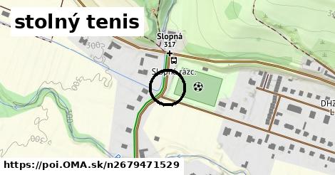 stolný tenis