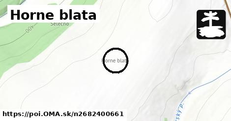 Horne blata