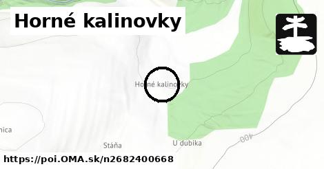 Horné kalinovky