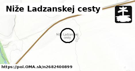 Niže Ladzanskej cesty