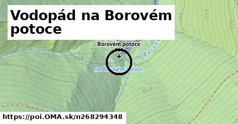 Vodopád na Borovém potoce