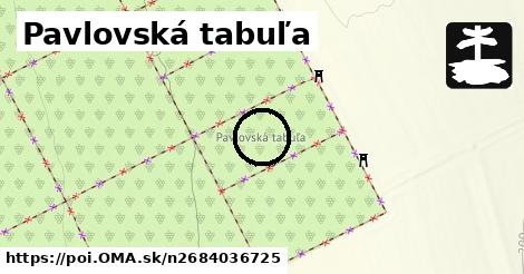 Pavlovská tabuľa