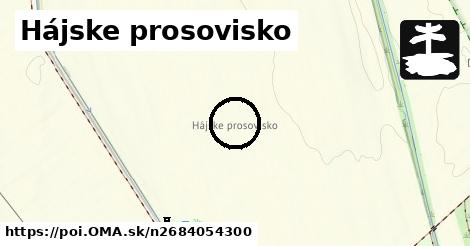 Hájske prosovisko