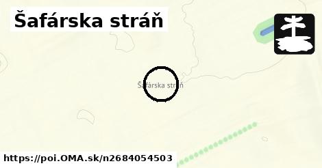 Šafárska stráň