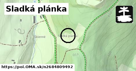 Sladká plánka