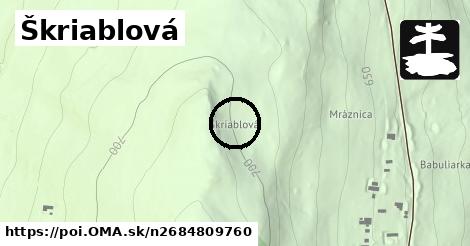 Škriablová