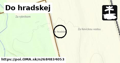 Do hradskej