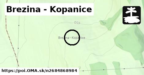 Brezina - Kopanice