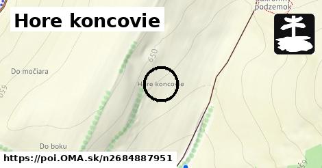 Hore koncovie