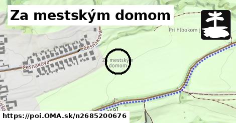 Za mestským domom