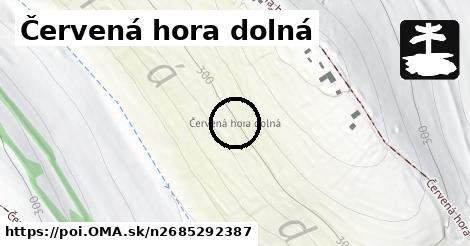 Červená hora dolná