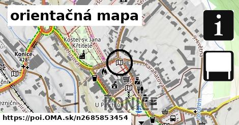 orientačná mapa