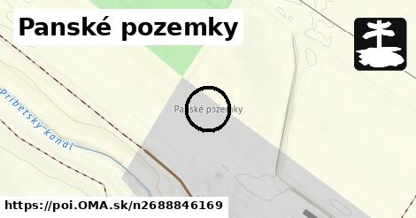 Panské pozemky