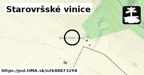 Starovršské vinice