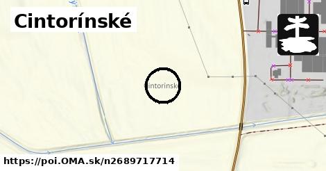 Cintorínské