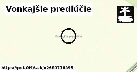 Vonkajšie predlúčie