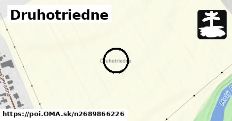 Druhotriedne