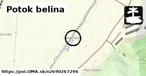 Potok belina