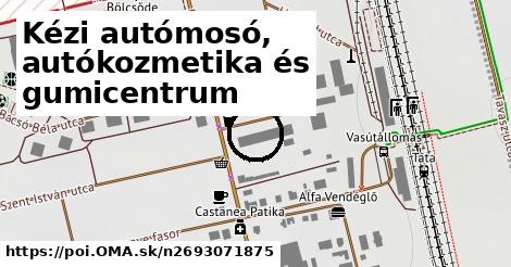 Kézi autómosó, autókozmetika és gumicentrum