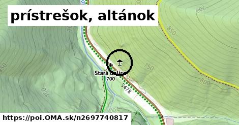 prístrešok, altánok