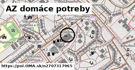 AZ domáce potreby