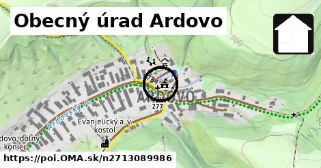 Obecný úrad Ardovo