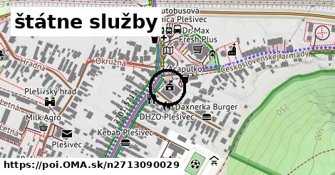 štátne služby