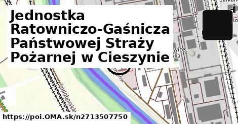 Jednostka Ratowniczo-Gaśnicza Państwowej Straży Pożarnej w Cieszynie