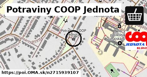 Potraviny COOP Jednota