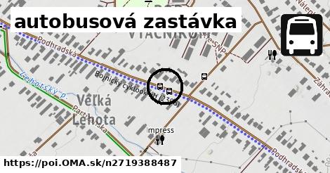 autobusová zastávka