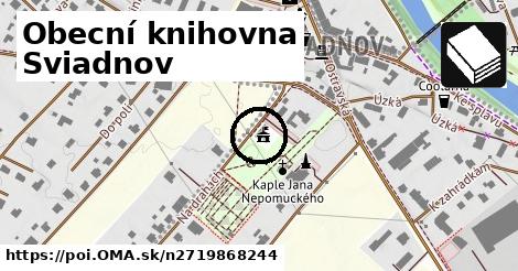 Obecní knihovna Sviadnov