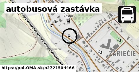 autobusová zastávka