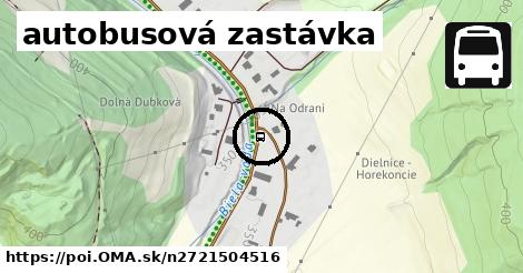 autobusová zastávka