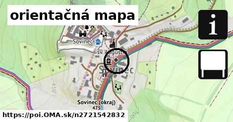 orientačná mapa