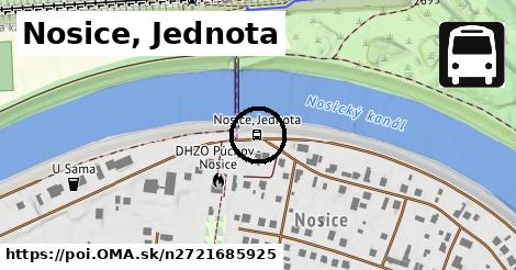 Nosice, Jednota