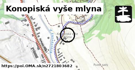 Konopiská vyše mlyna