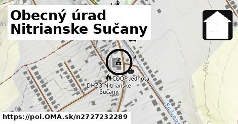 Obecný úrad Nitrianske Sučany