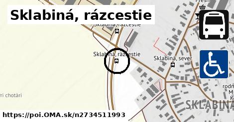 Sklabiná, rázcestie