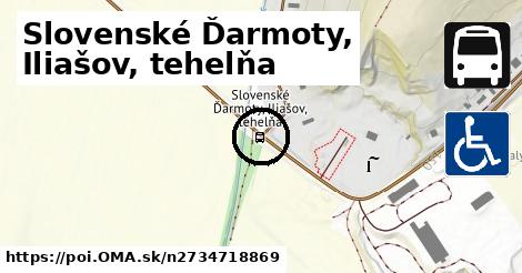 Slovenské Ďarmoty, Iliašov, tehelňa