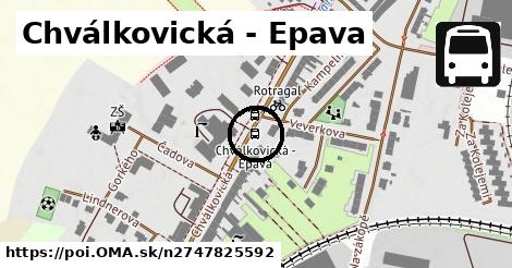 Chválkovická - Epava