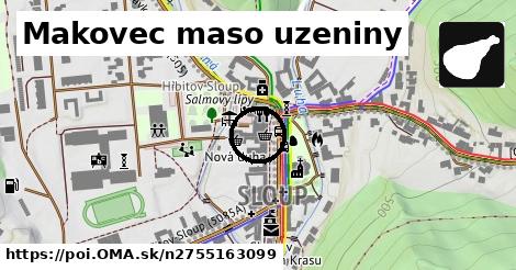 Makovec maso uzeniny