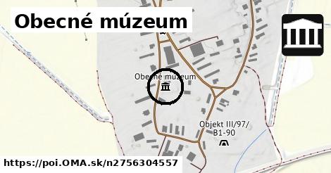 Obecné múzeum
