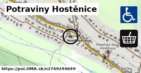 Potraviny Hostěnice