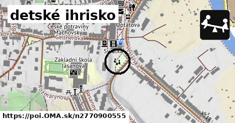 detské ihrisko