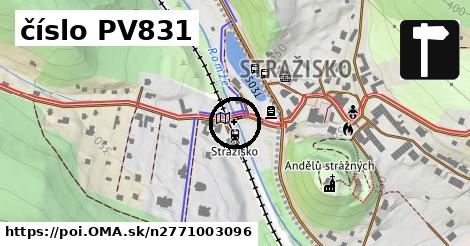 číslo PV831