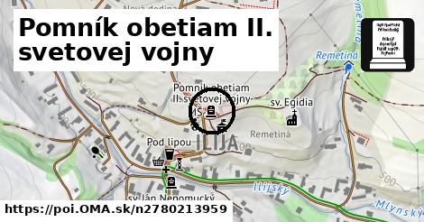 Pomník obetiam II. svetovej vojny