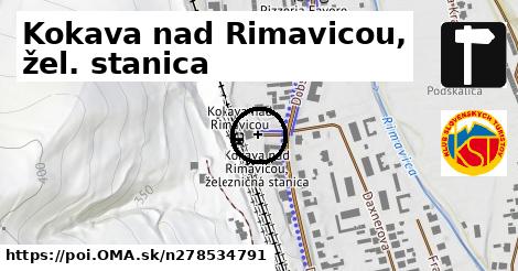 Kokava nad Rimavicou, žel. stanica