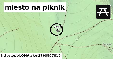 miesto na piknik