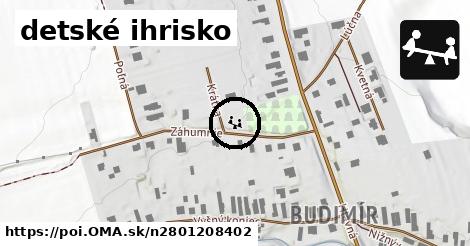 detské ihrisko